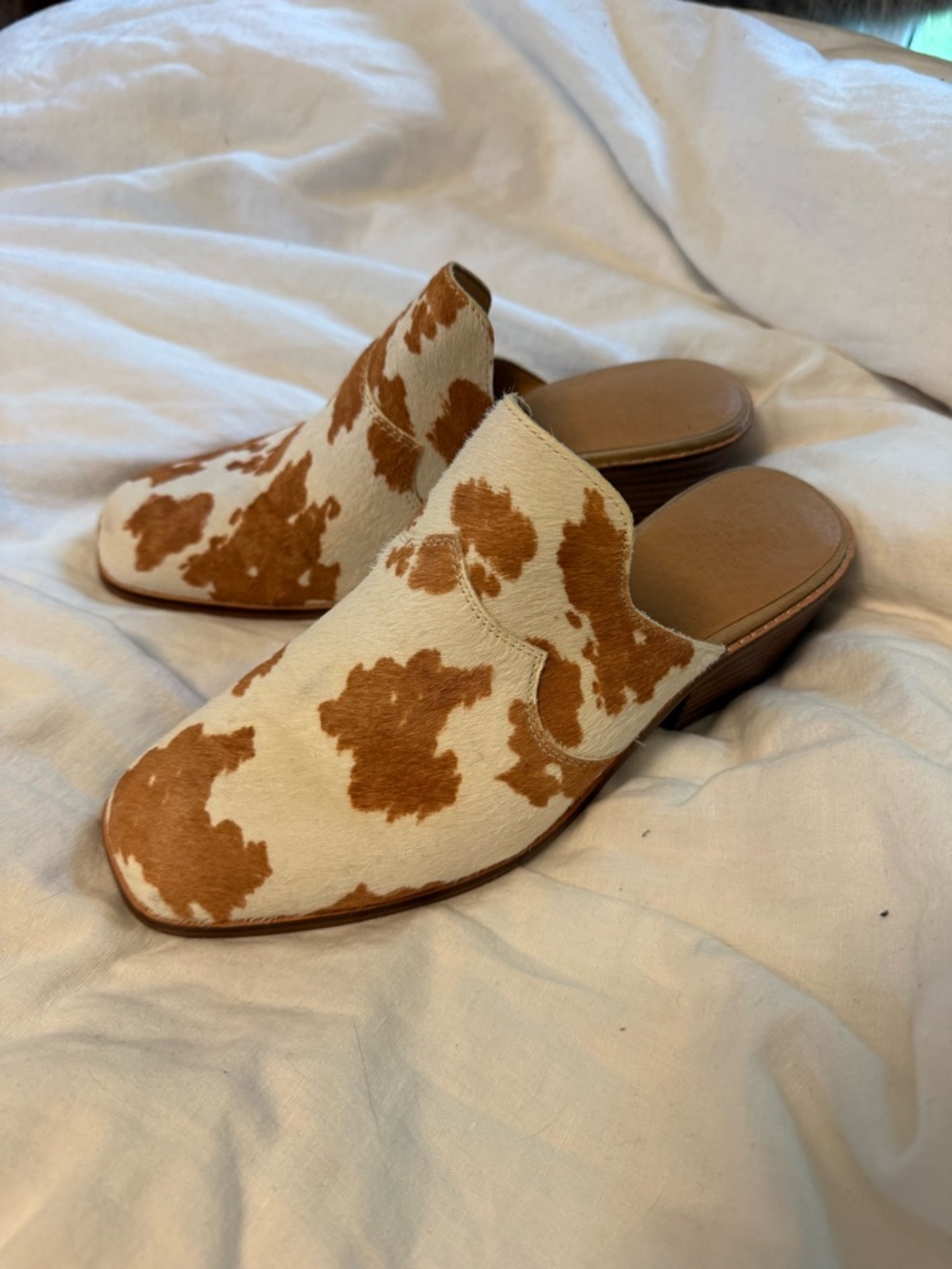 Cowhide Mules sandals